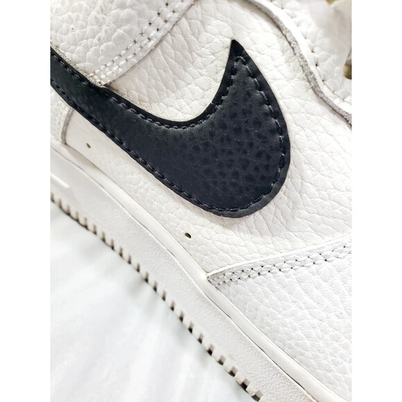 Size 9 Nike Air Force 1'07 Casual Basketball Sneaker Shoe White Black CT2302-100 - Picture 11 of 15